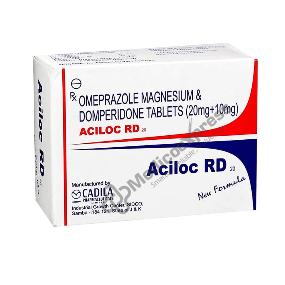 Aciloc Rd 20 Tablet 10's