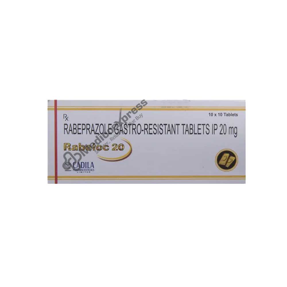 Rabeloc 20mg Tablet 10's