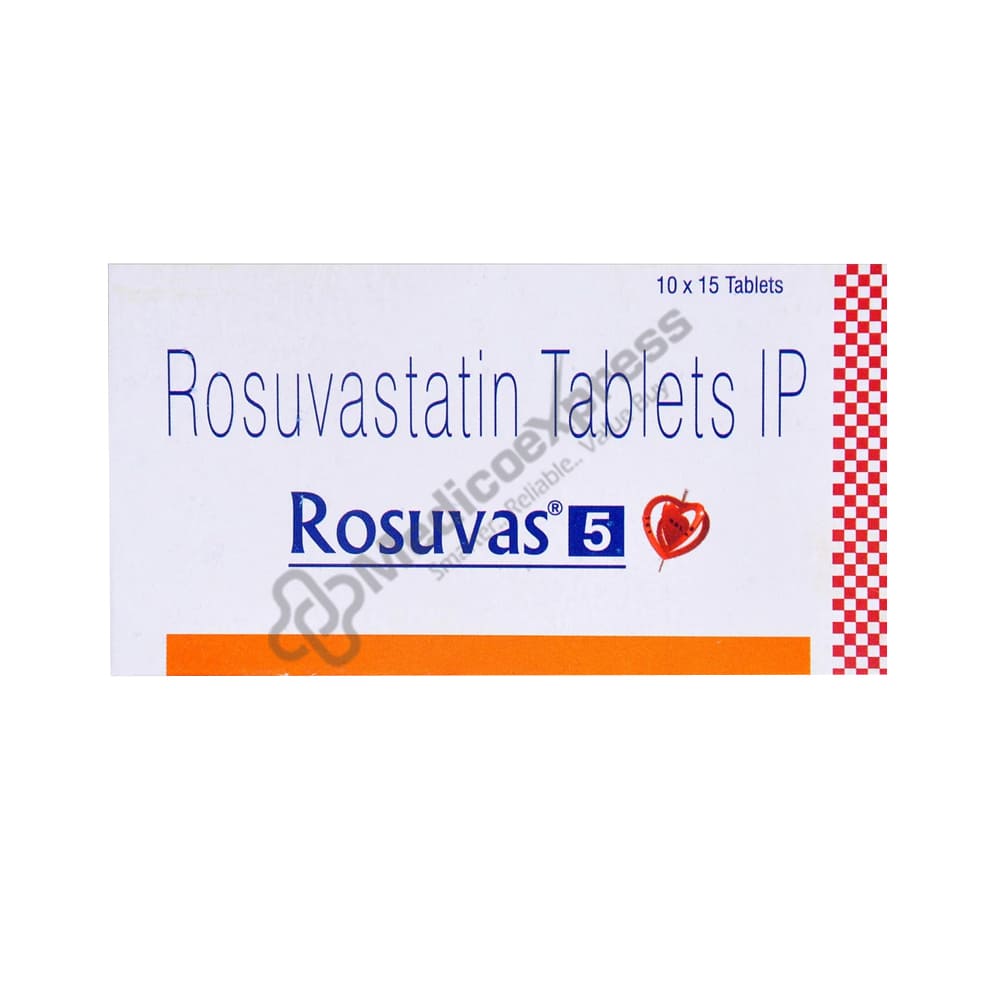 Rosuvas 5mg Tablet 15's