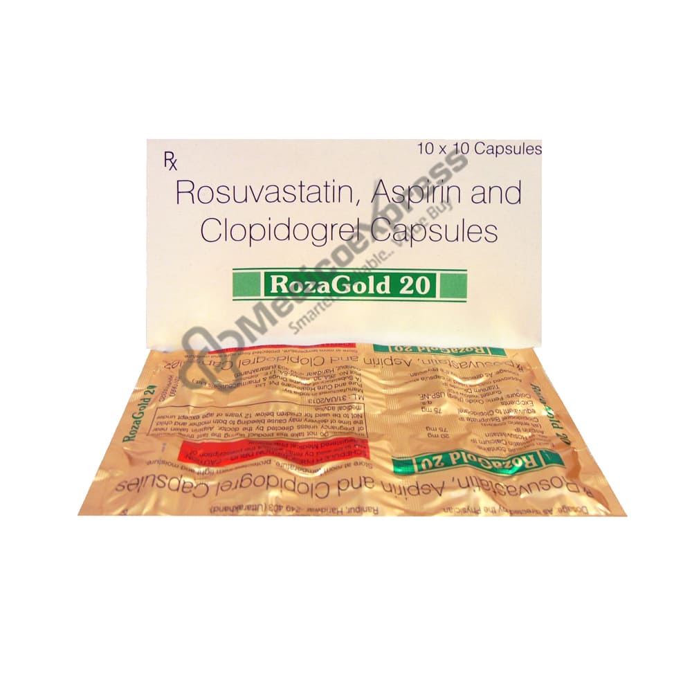 Rozagold 20mg Capsule 10'S