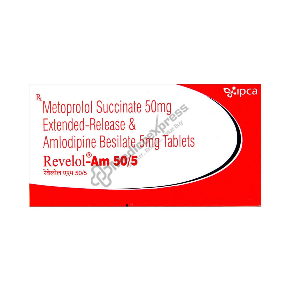 Revelol Am 50/5 Tablet 15's