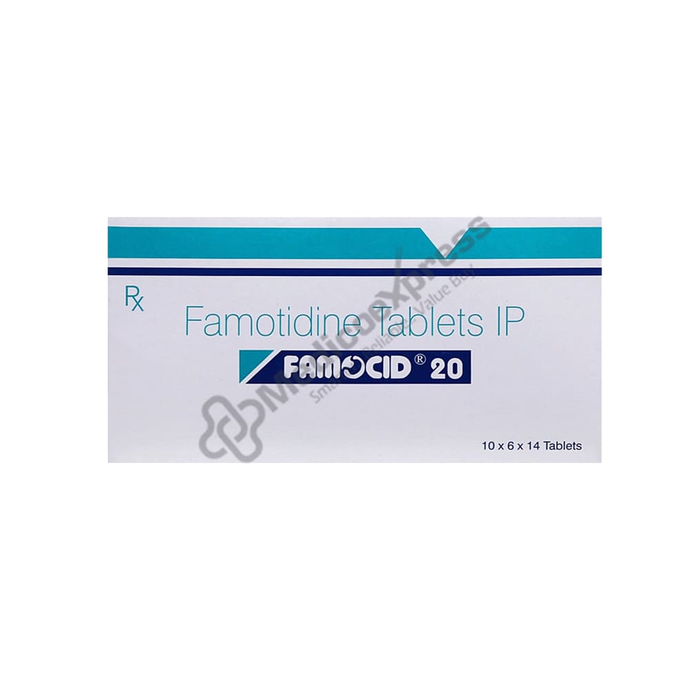 Famocid 20 Tablet 14's