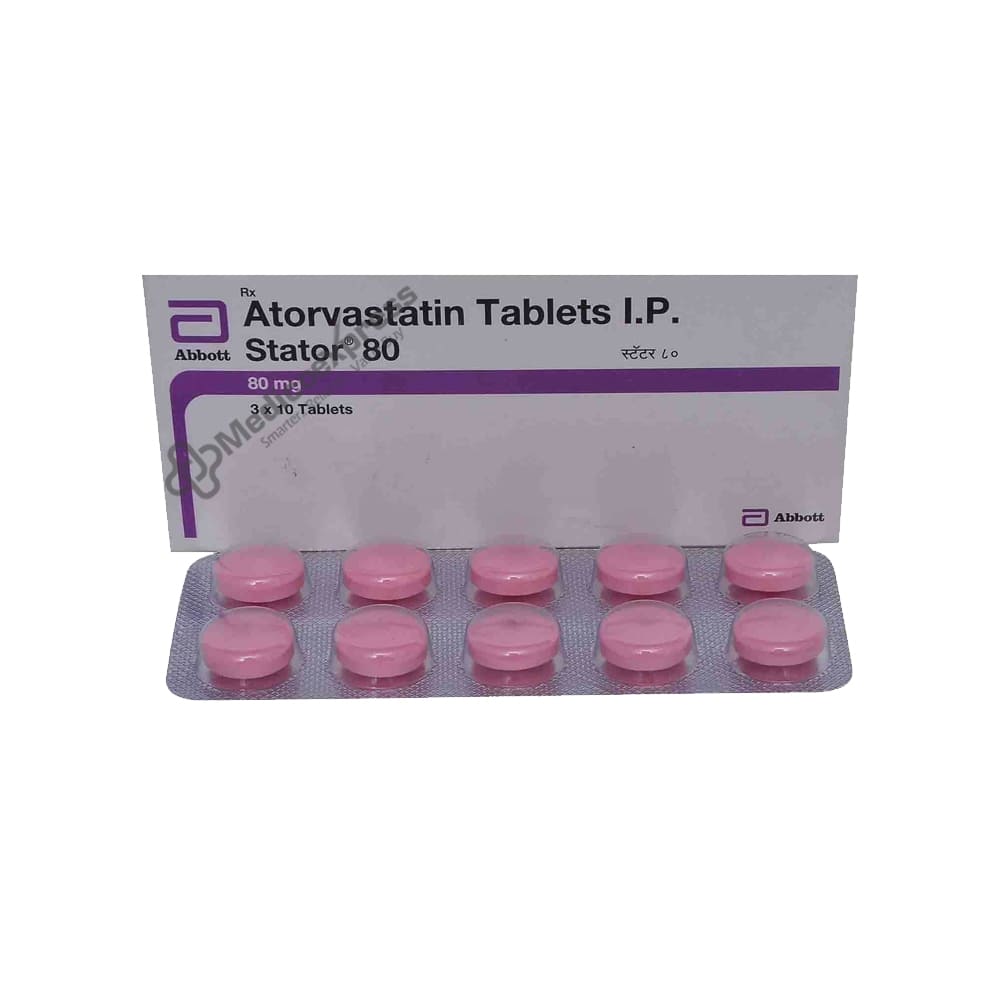 Stator 80mg Tablet 10's