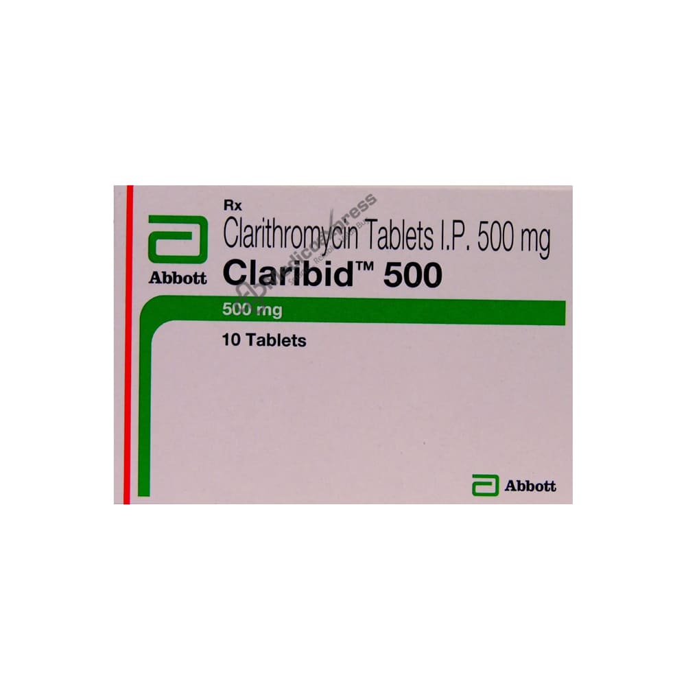 Claribid 500mg Tablet 10's