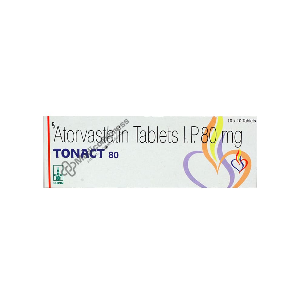 Tonact 80mg Tablet 10's