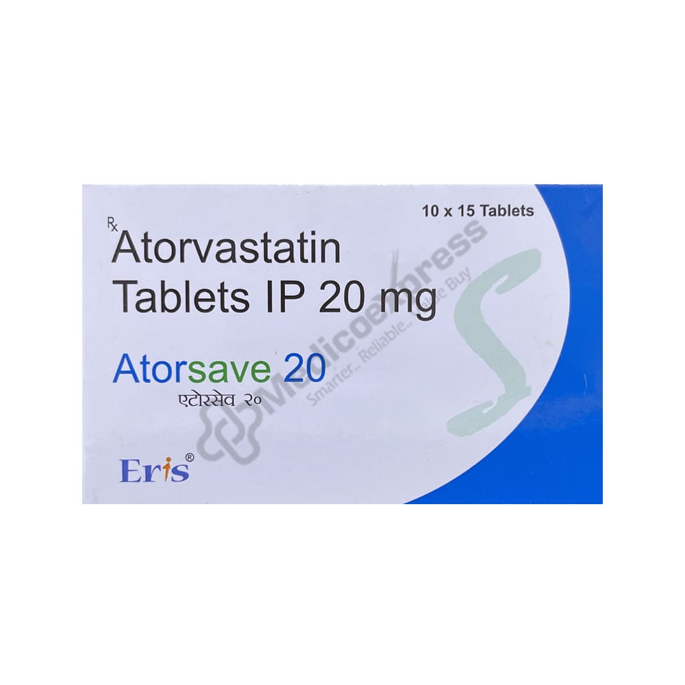 Atorsave d 20 Tablet 15's
