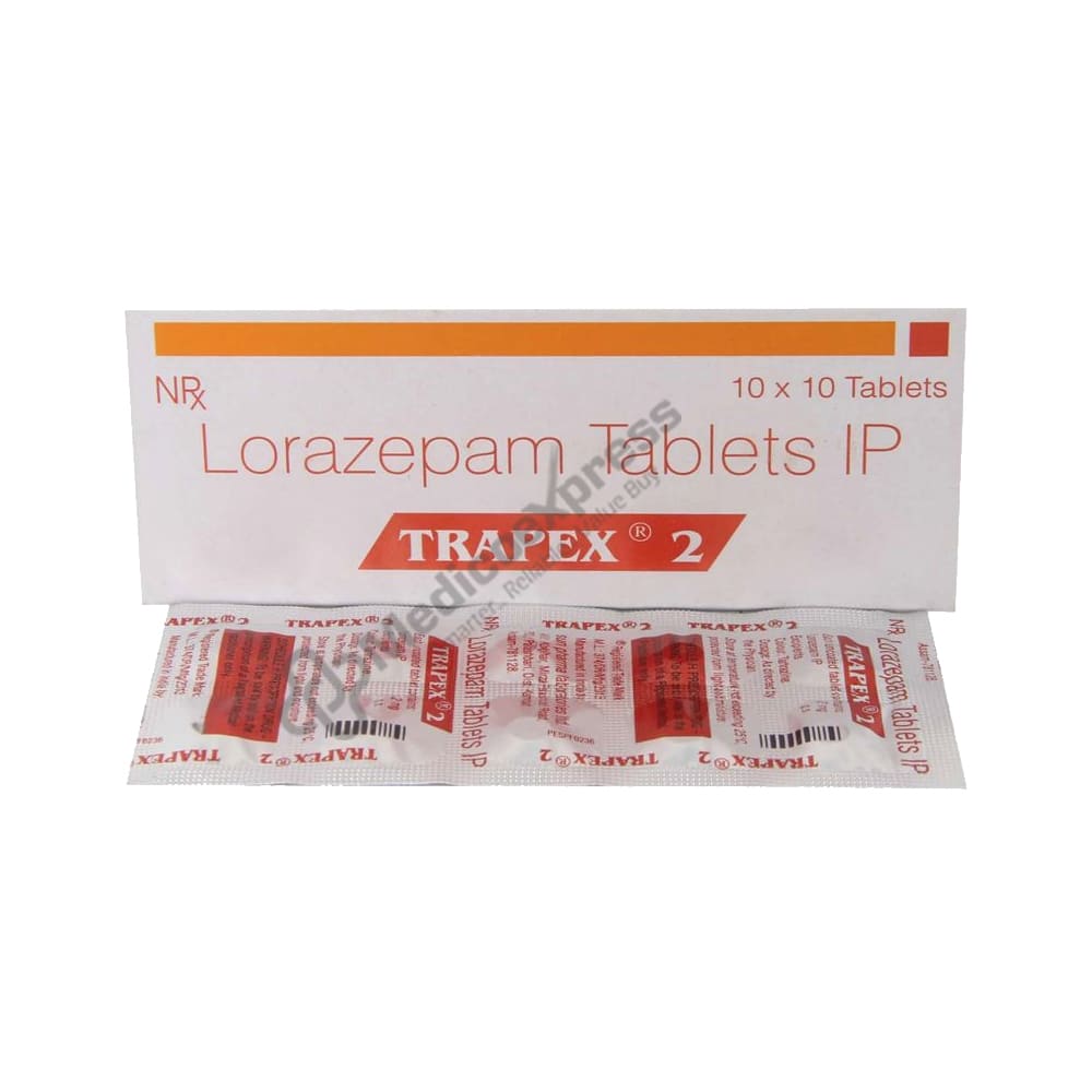 Trapex 2mg Tablet 10'S
