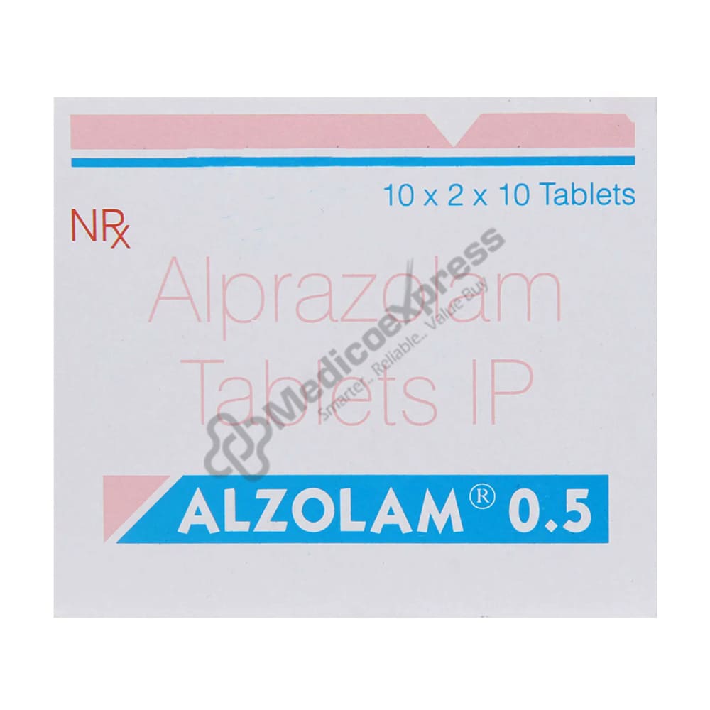 Alzolam 0.5mg Tablet 10'S