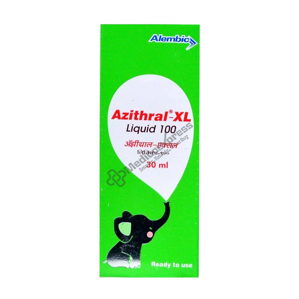 Azithral Xl 100 Liquid 30ml
