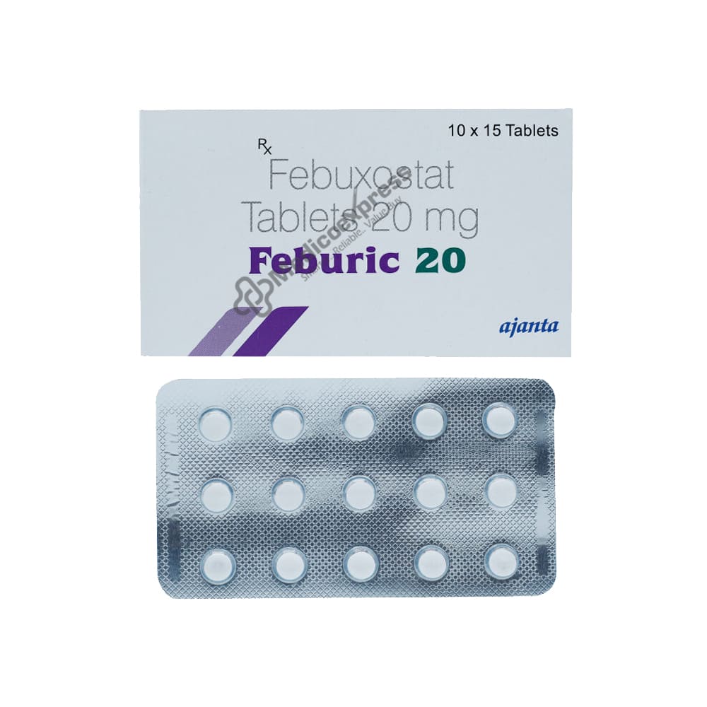 Feburic 20mg Tablet 15's