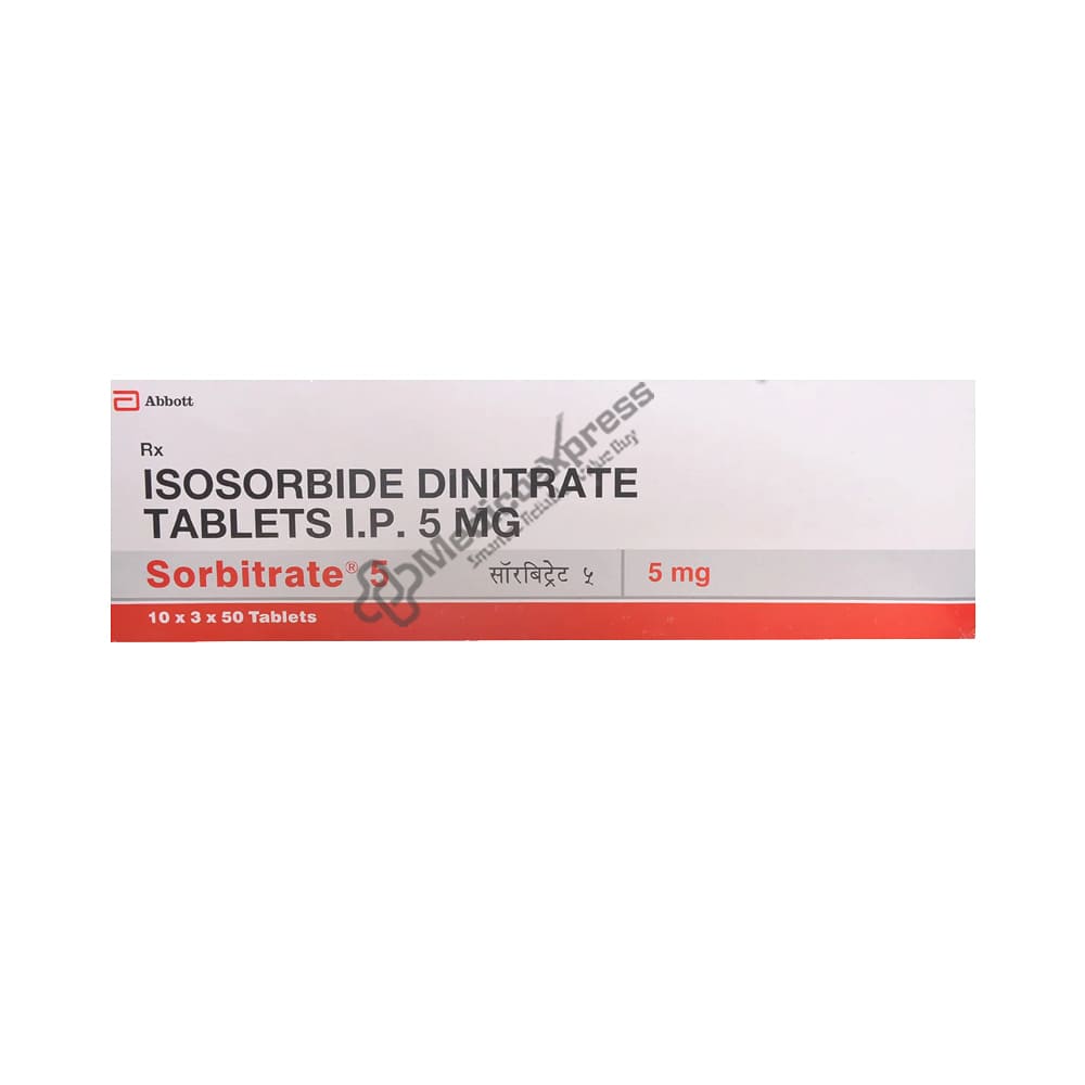 Sorbitrate 5 Tablet 50's