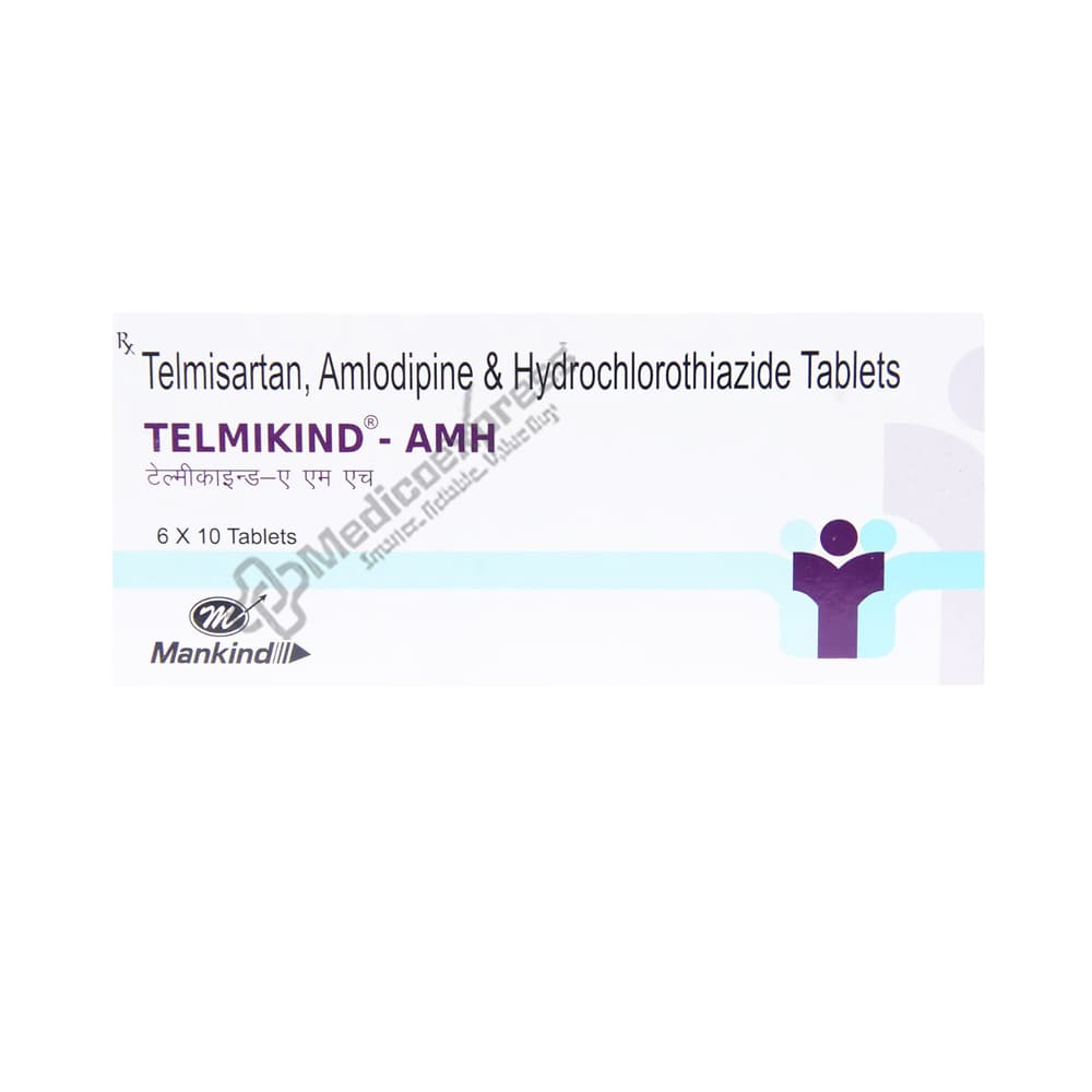 Telmikind Am H  Tablet 10's 