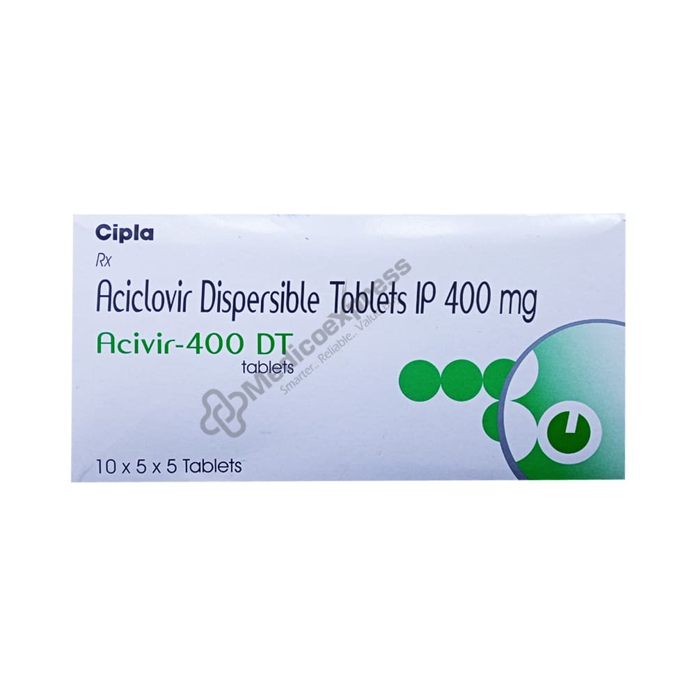 Acivir 400 Dt Tablet 5's