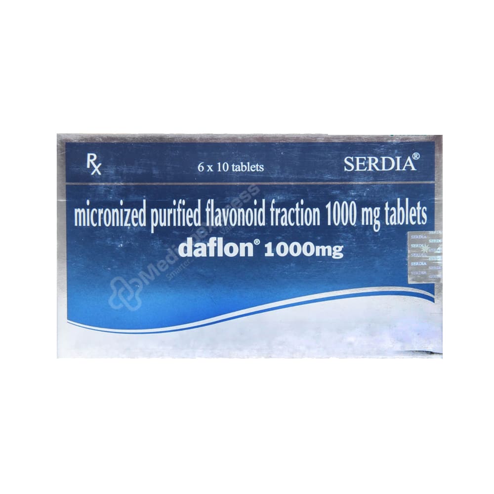 Daflon 1000mg Tablet 10's