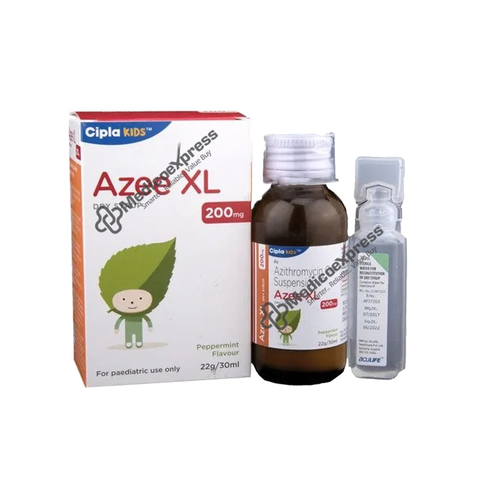 Azee Xl 200 mg Peppermint Dry Syrup 30 ml