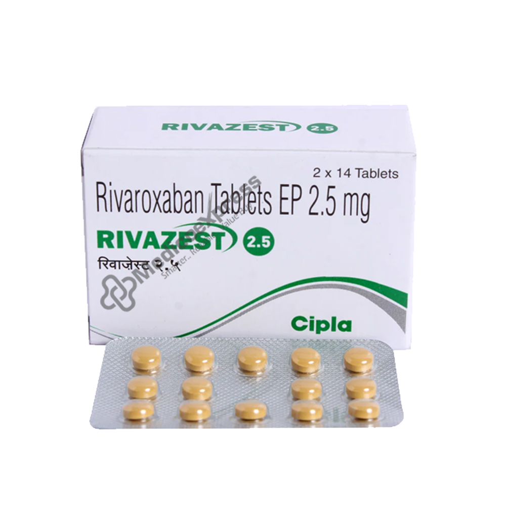 Rivazest 2.5 Tablet 14's