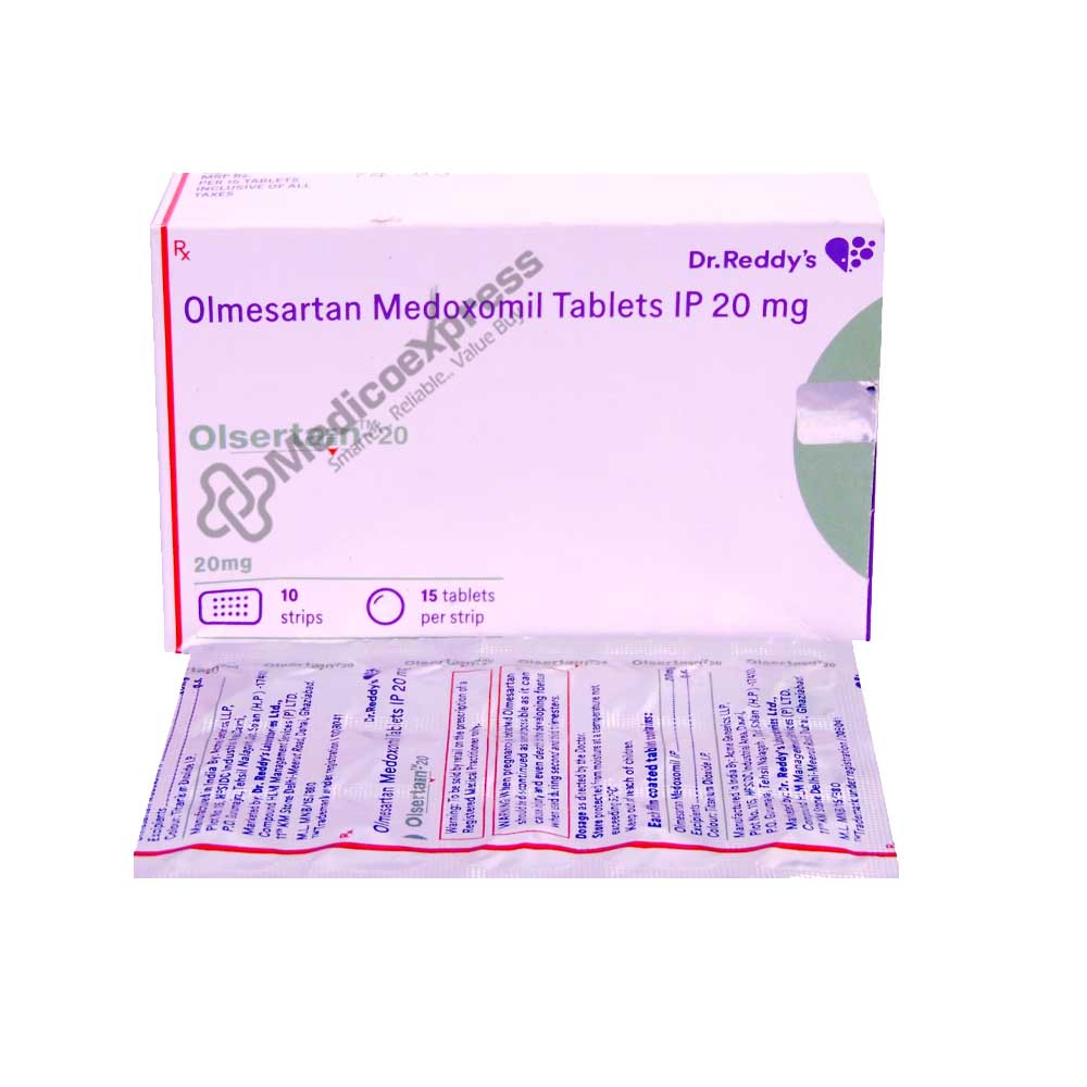 Olsertain 20 mg Tablet 15's