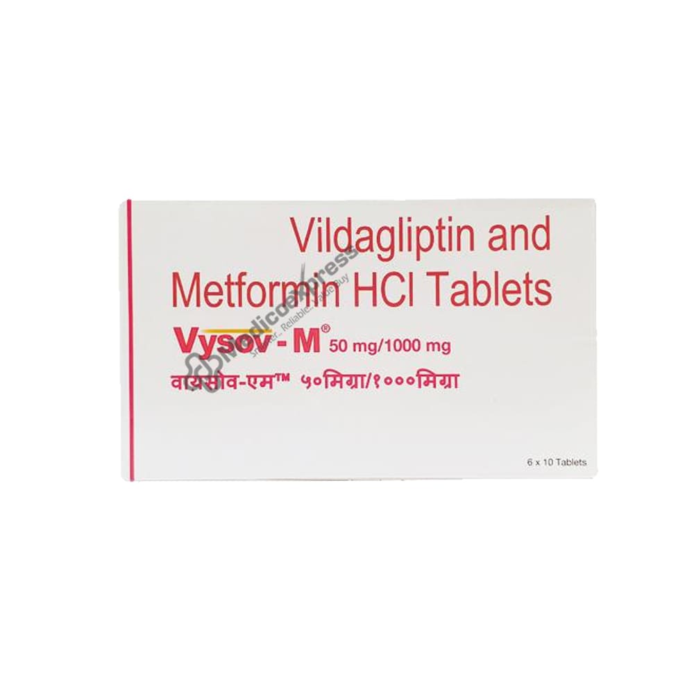 Vysov M 50 mg/1000 mg Tablet 15's