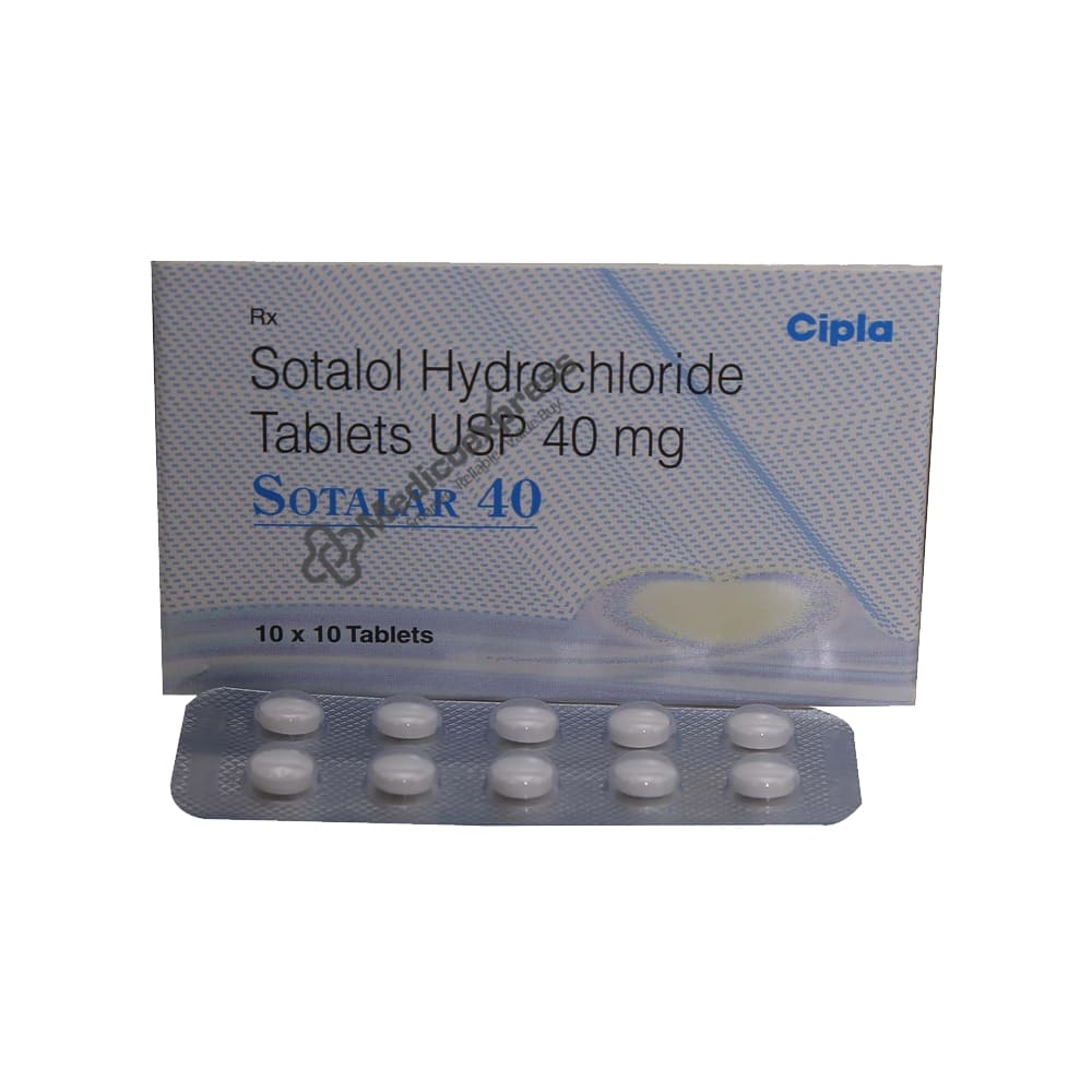 Sotalar 40 Tablet 10's