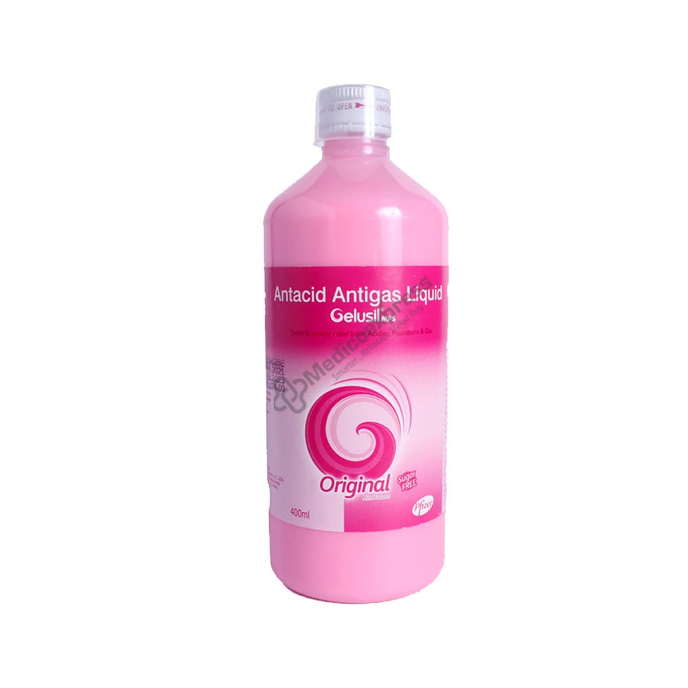 Gelusil Mps Original Sugar Free Mint Liquid 400 ml