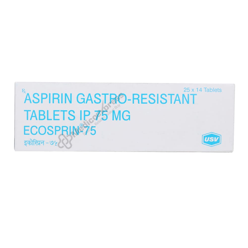 Ecosprin 75 tablet 14's