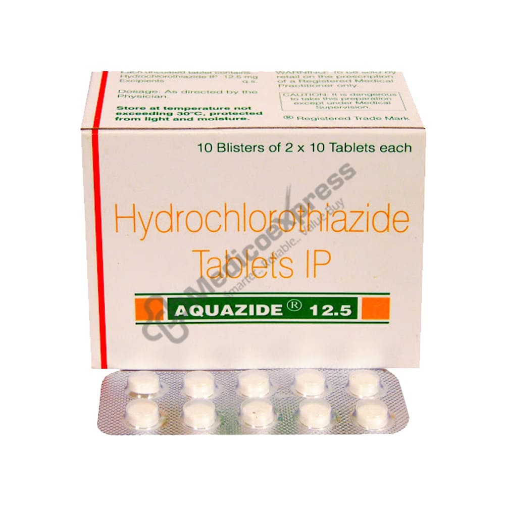 Aquazide 12.5mg Tablet 10's