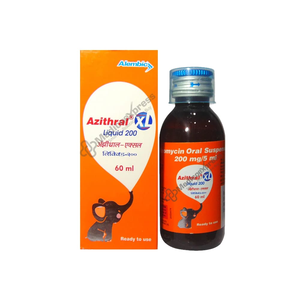 Azithral Xl 200 Liquid 60 ml