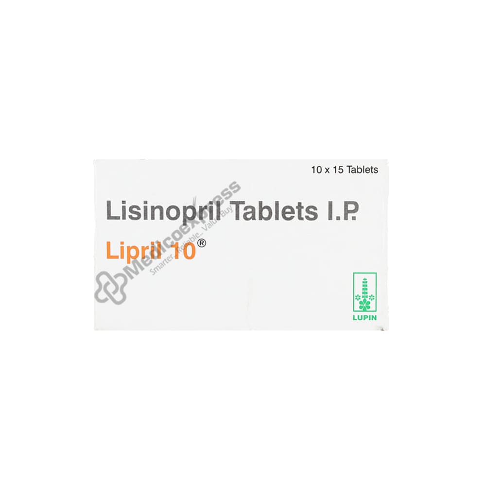 Lipril 10mg Tablet 15's