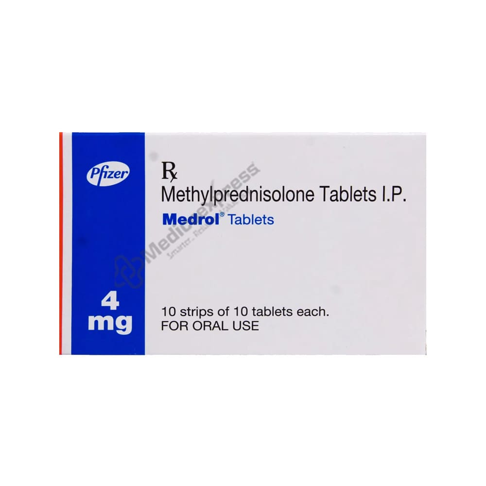 Medrol 4mg Tablet 10's