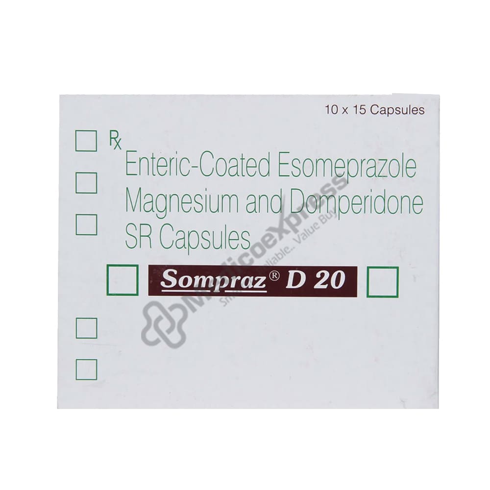 Sompraz D 20 Capsule 15's