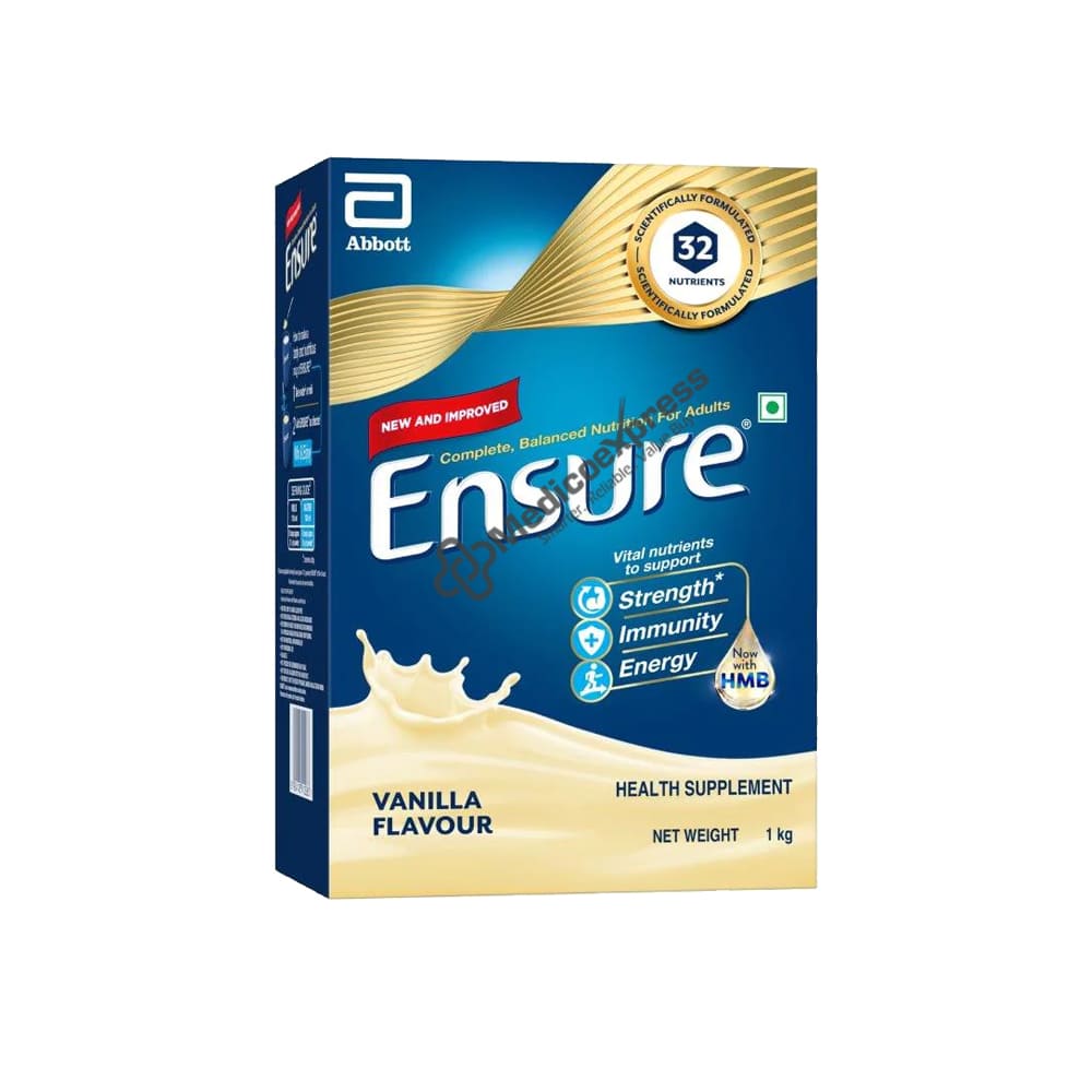 Ensure Vanilla Flavour Powder, 1 Kg Refill Pack
