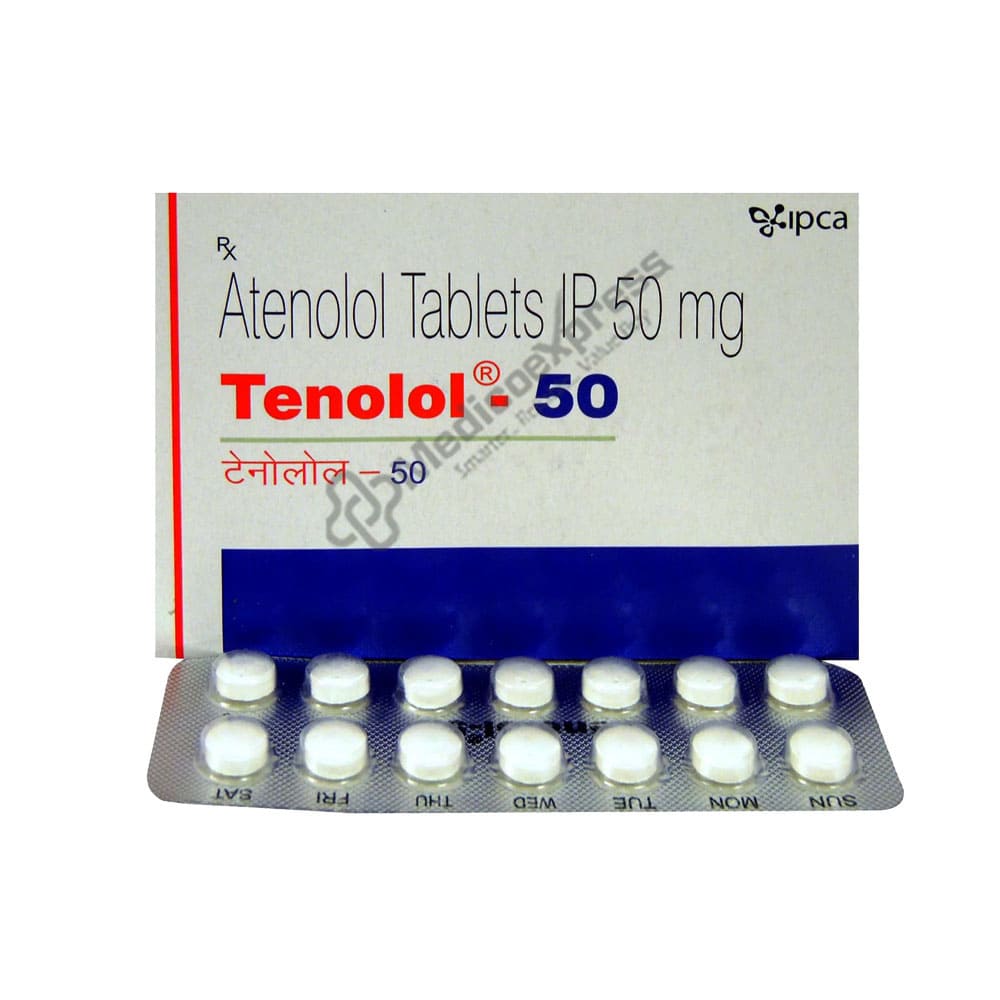 Tenolol 50 Tablet 14's