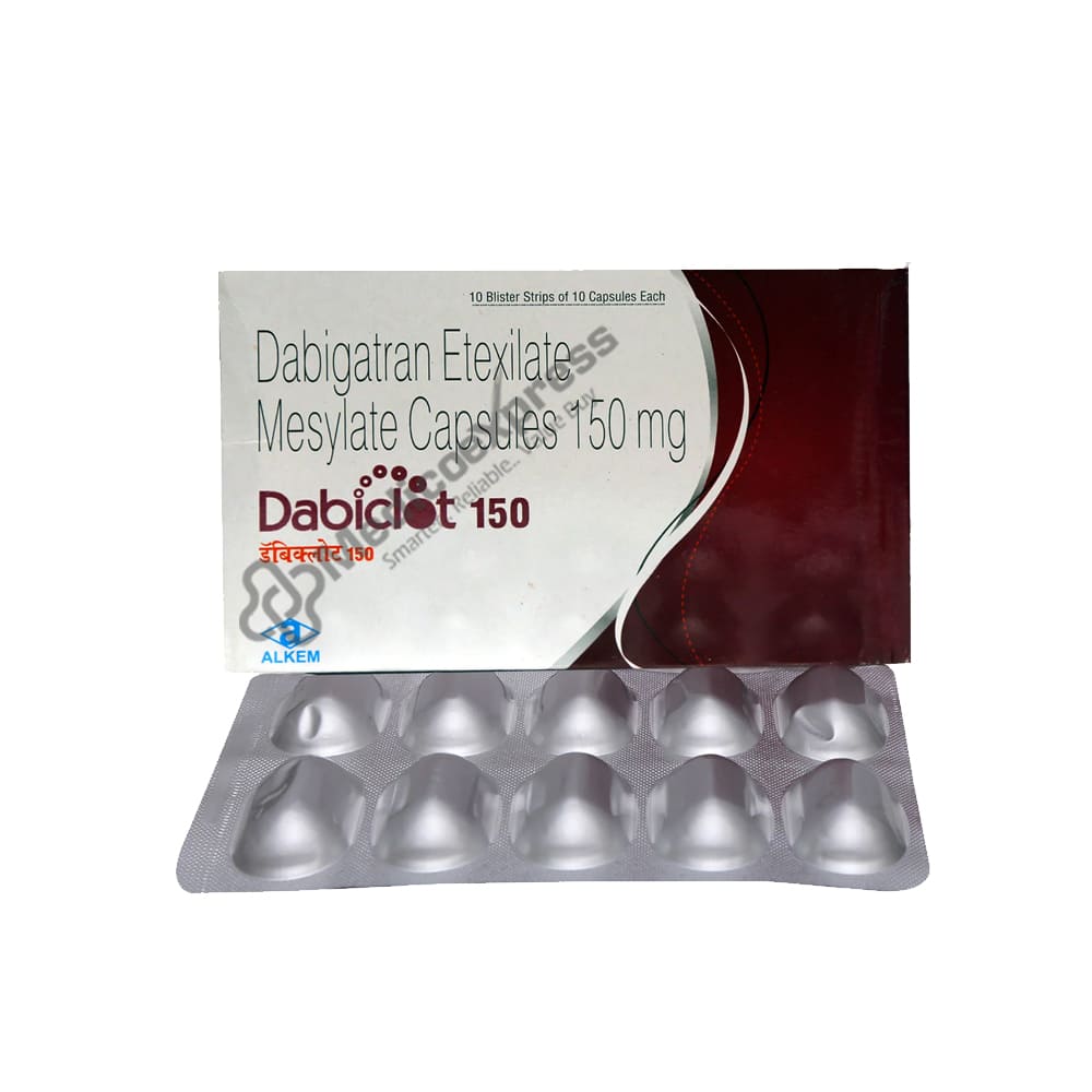 Dabiclot 150mg Capsule 10's