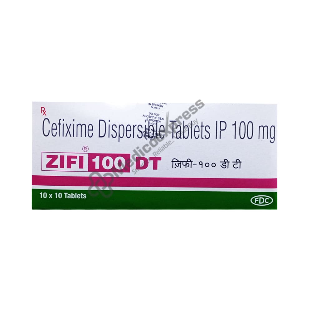 Zifi Dt 100mg Tablet 10's