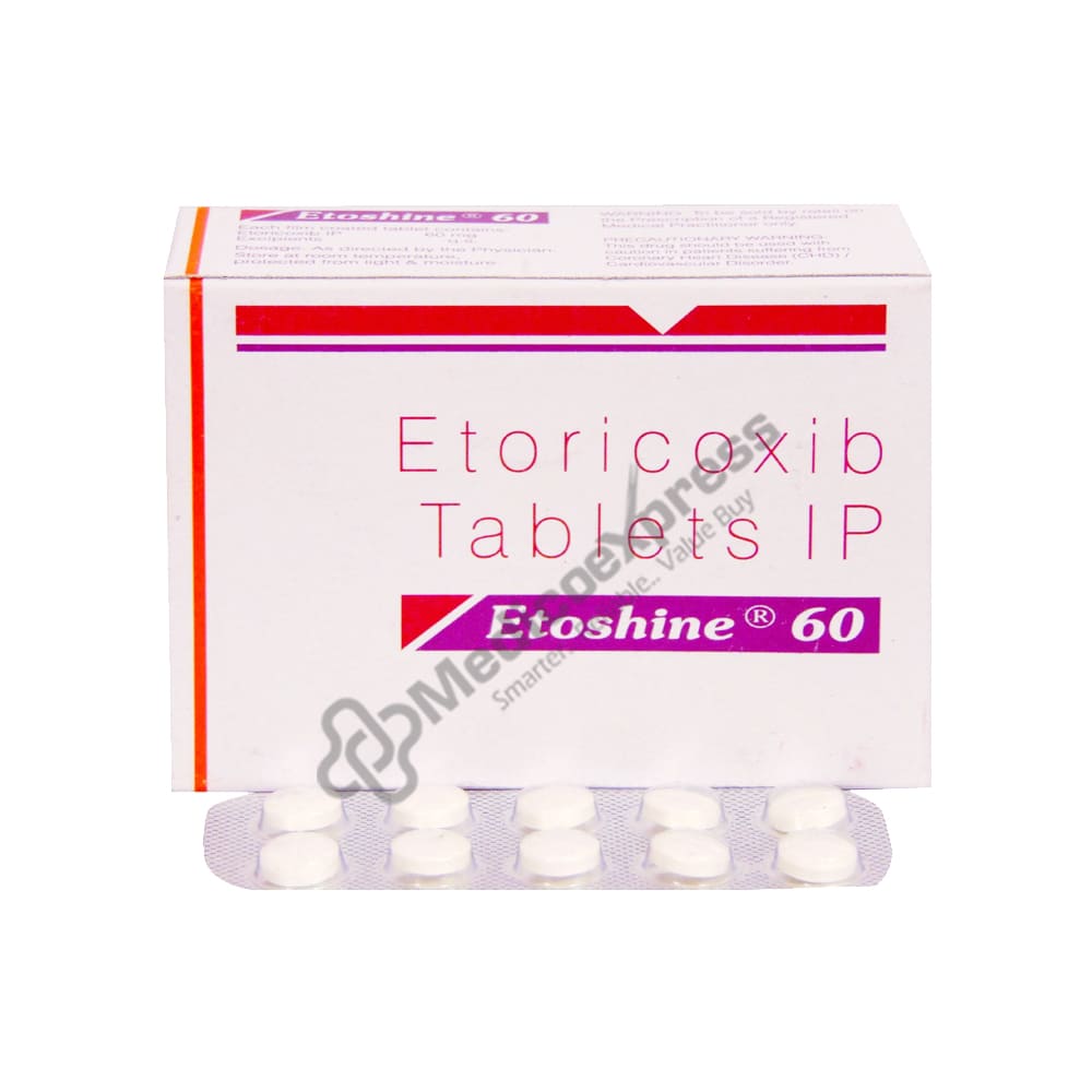 Etoshine 60mg Tablet 10's