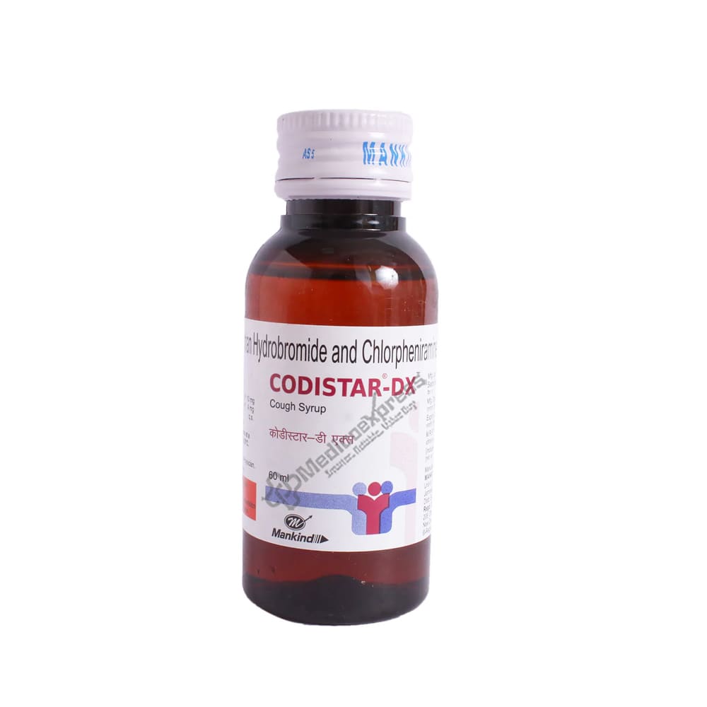Codistar Dx Bottle Of 60ml Cough Syrup
