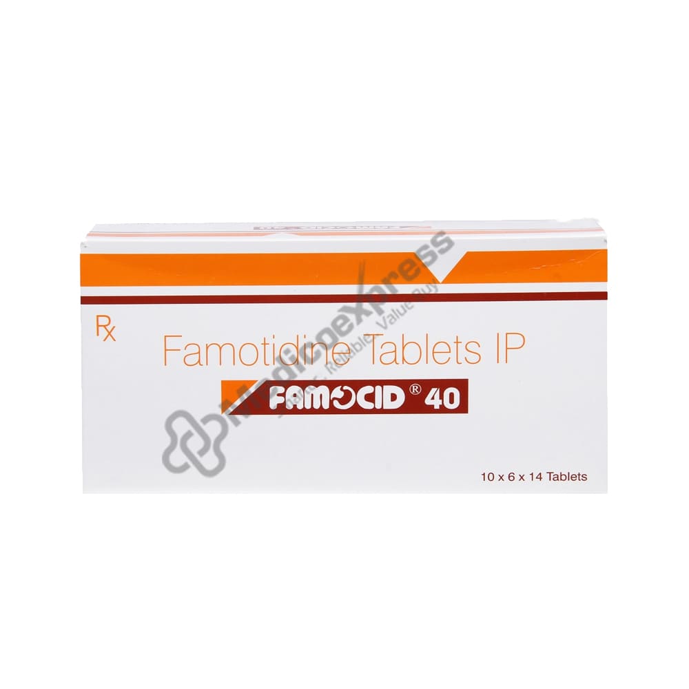 Famocid 40 Tablet 14's
