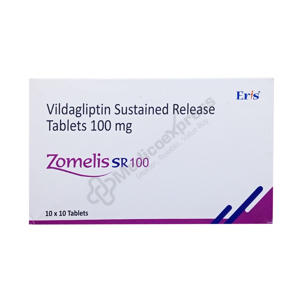 Zomelis sr 100mg strip of 10 Tablets