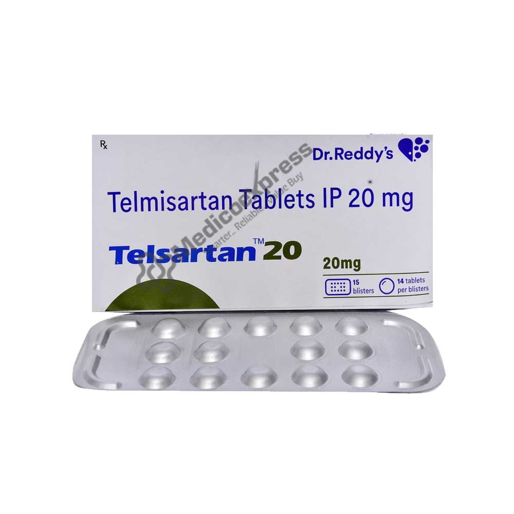 Telsartan 20mg Tablet 14's