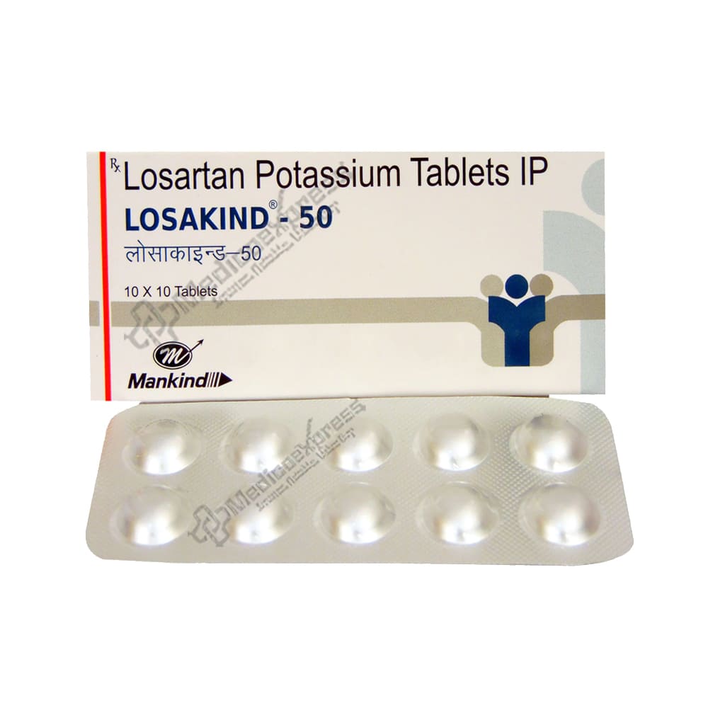Losakind 50mg Tablet 10's