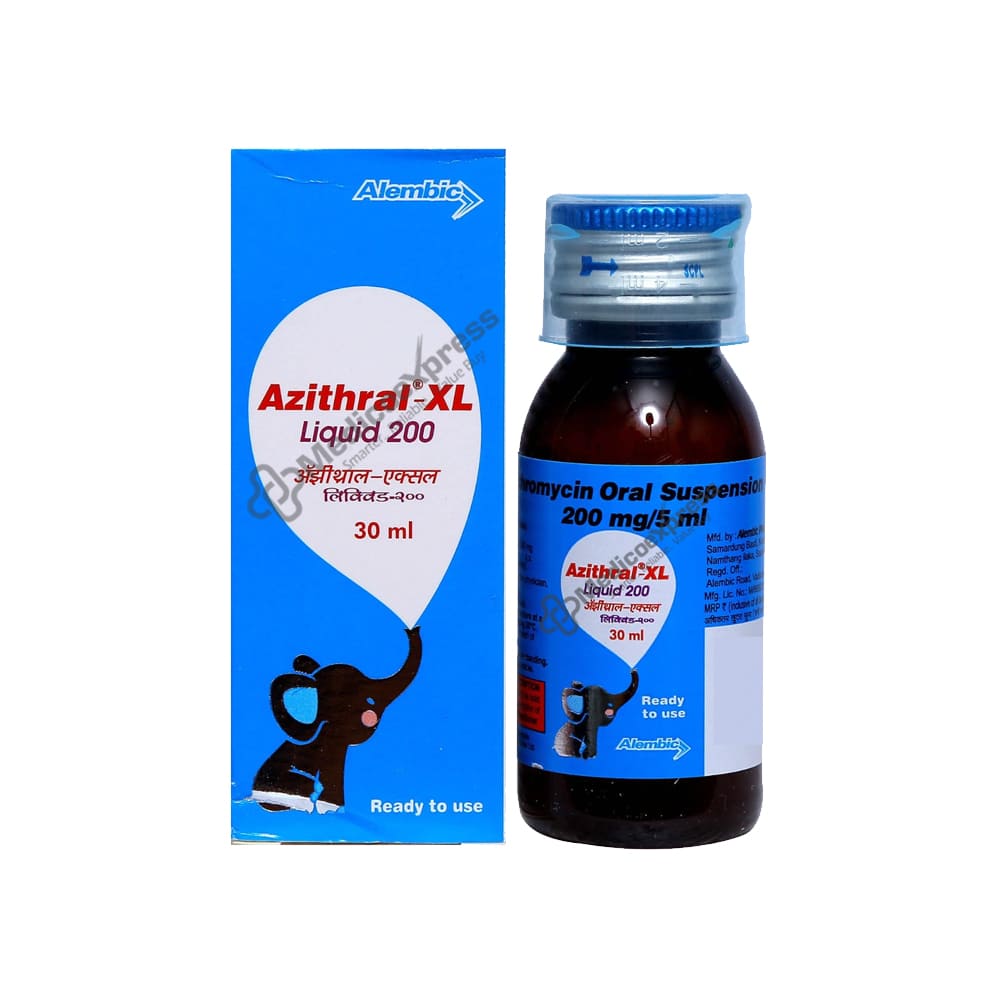 Azithral Xl 200 Liquid 30 ml