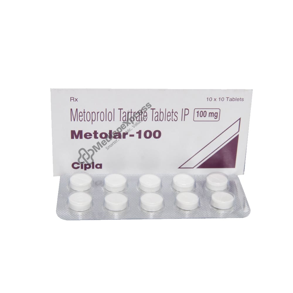 Metolar 100 Tablet 10's