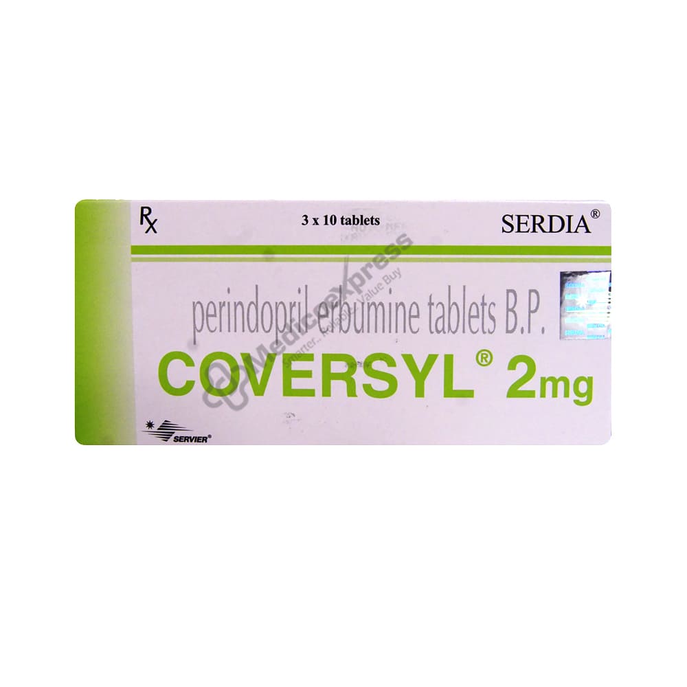 Coversyl 2mg Tablet 10's
