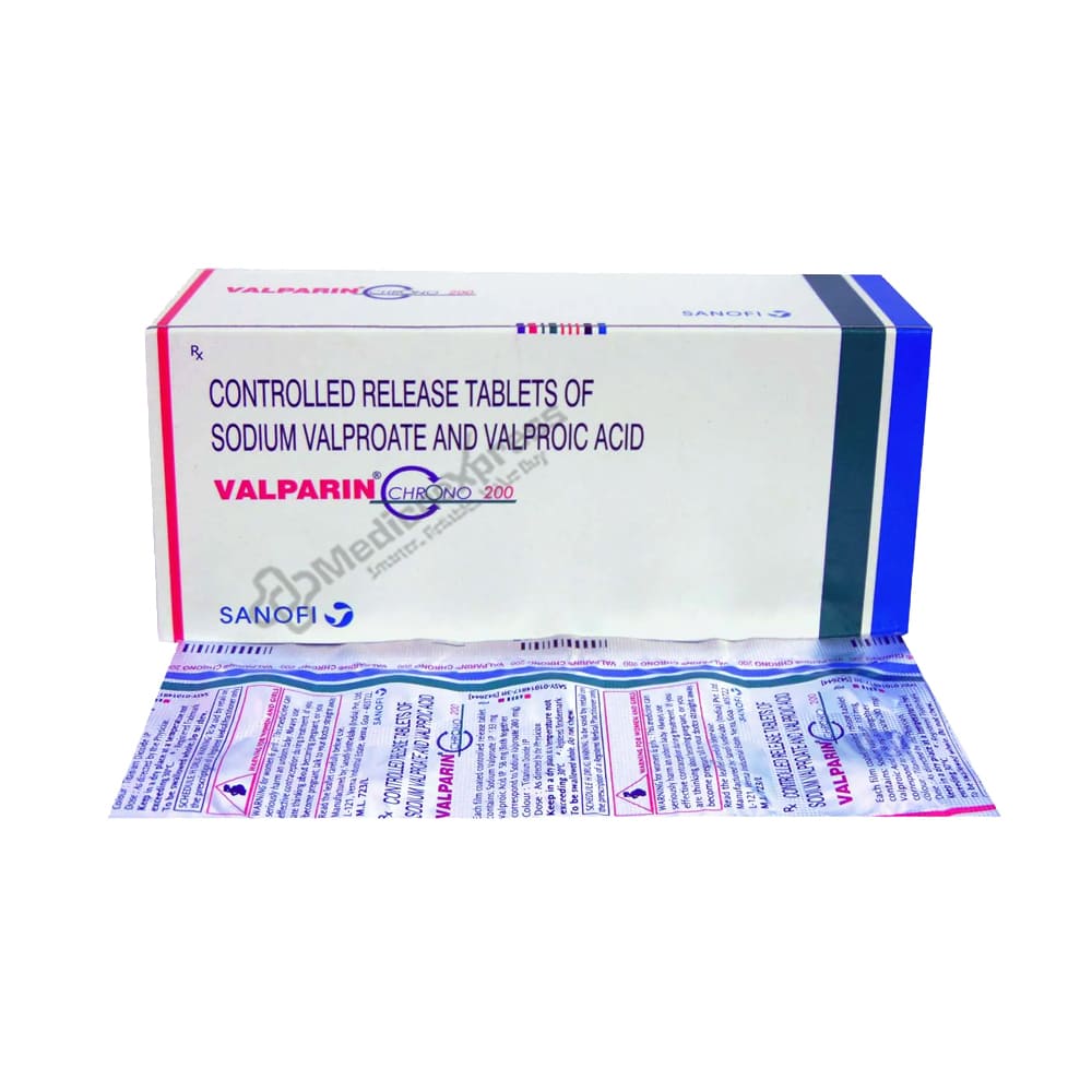 Valparin Chrono 200mg Tablet 10's
