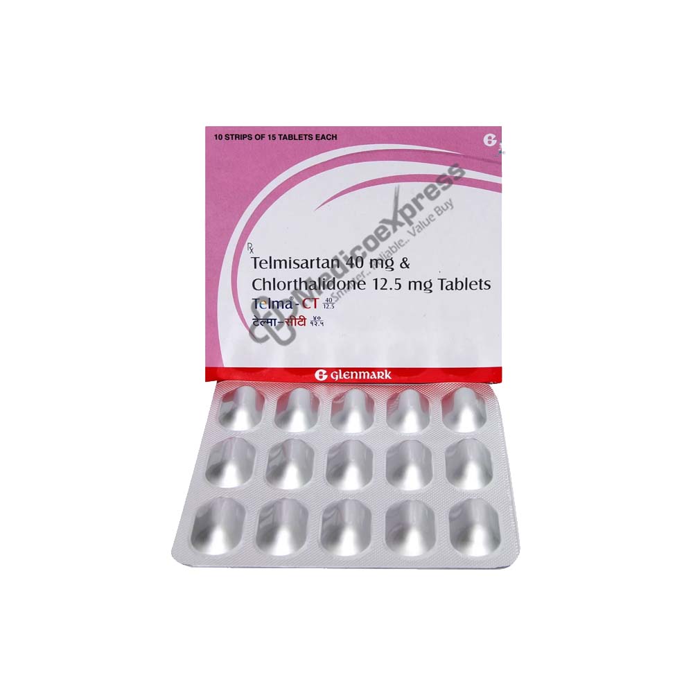 Telma Ct 40/12.5 Tablet 15's