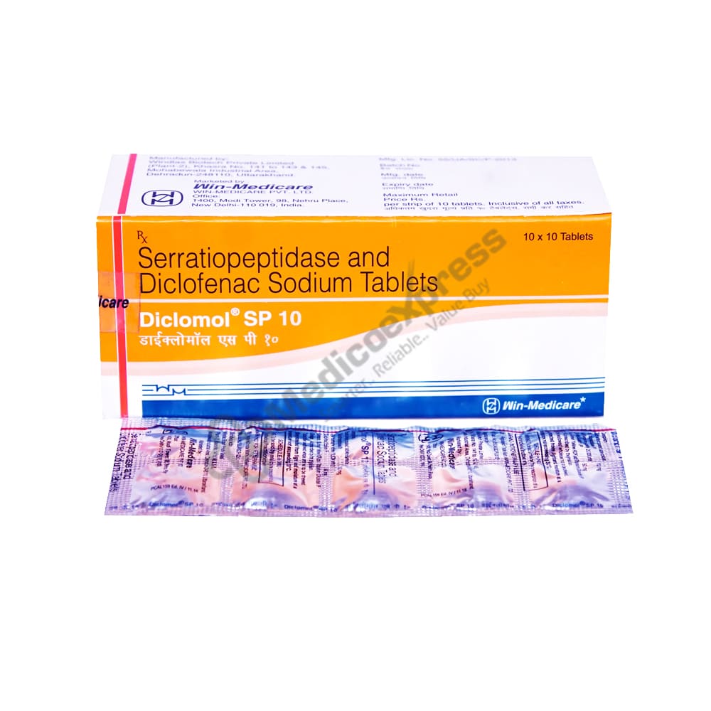 Diclomol sp tablet 10's