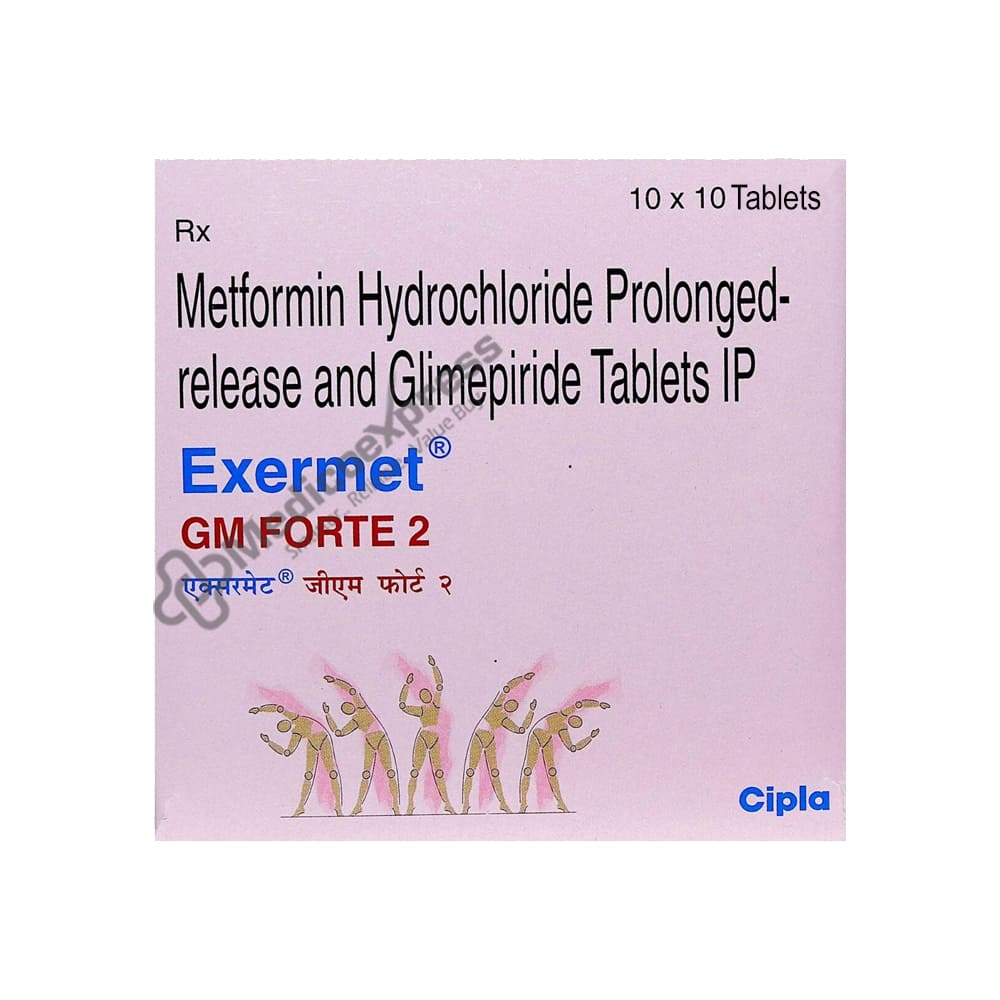 Exermet GM Forte 2 Tablet 10's