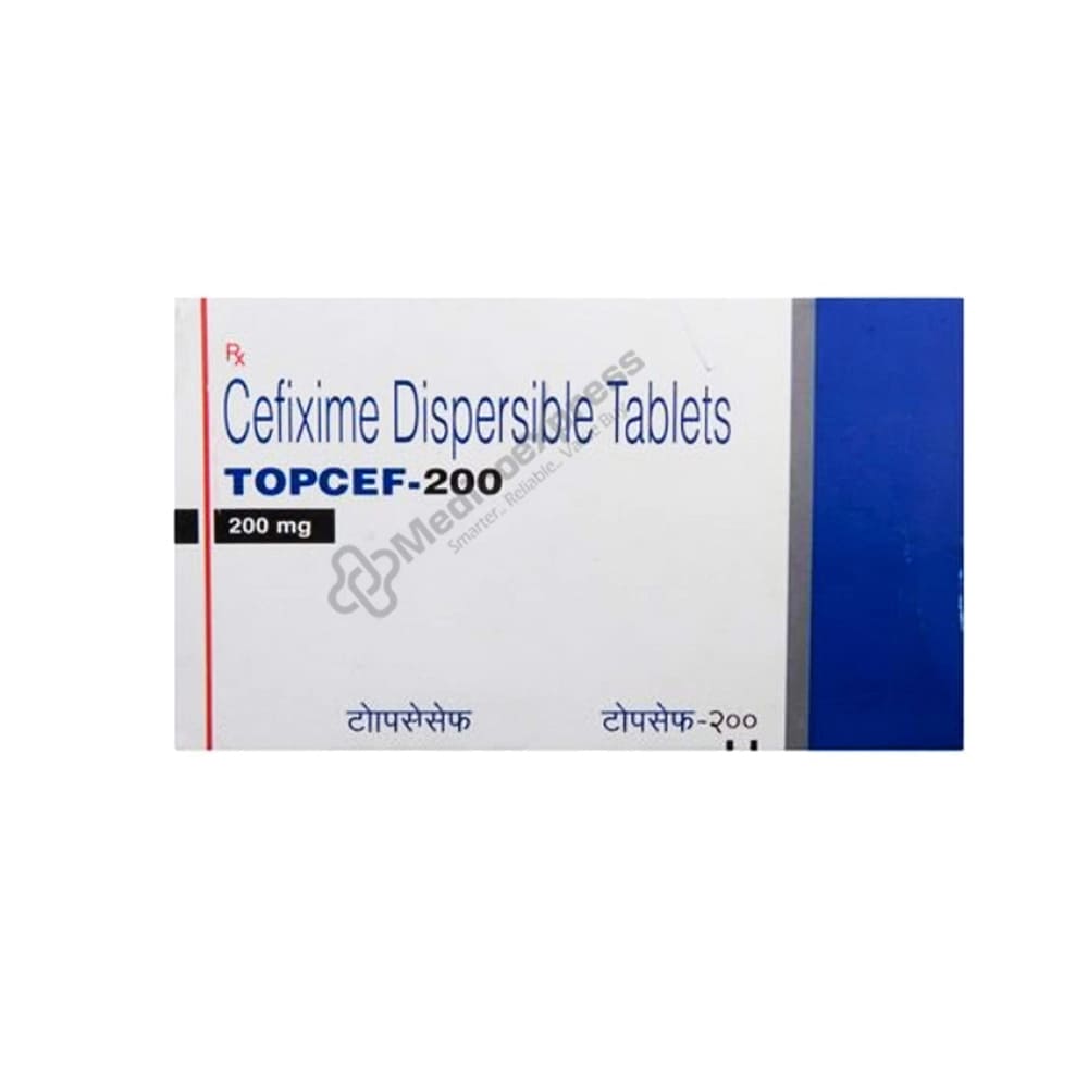 Topcef 200 tablet 10's