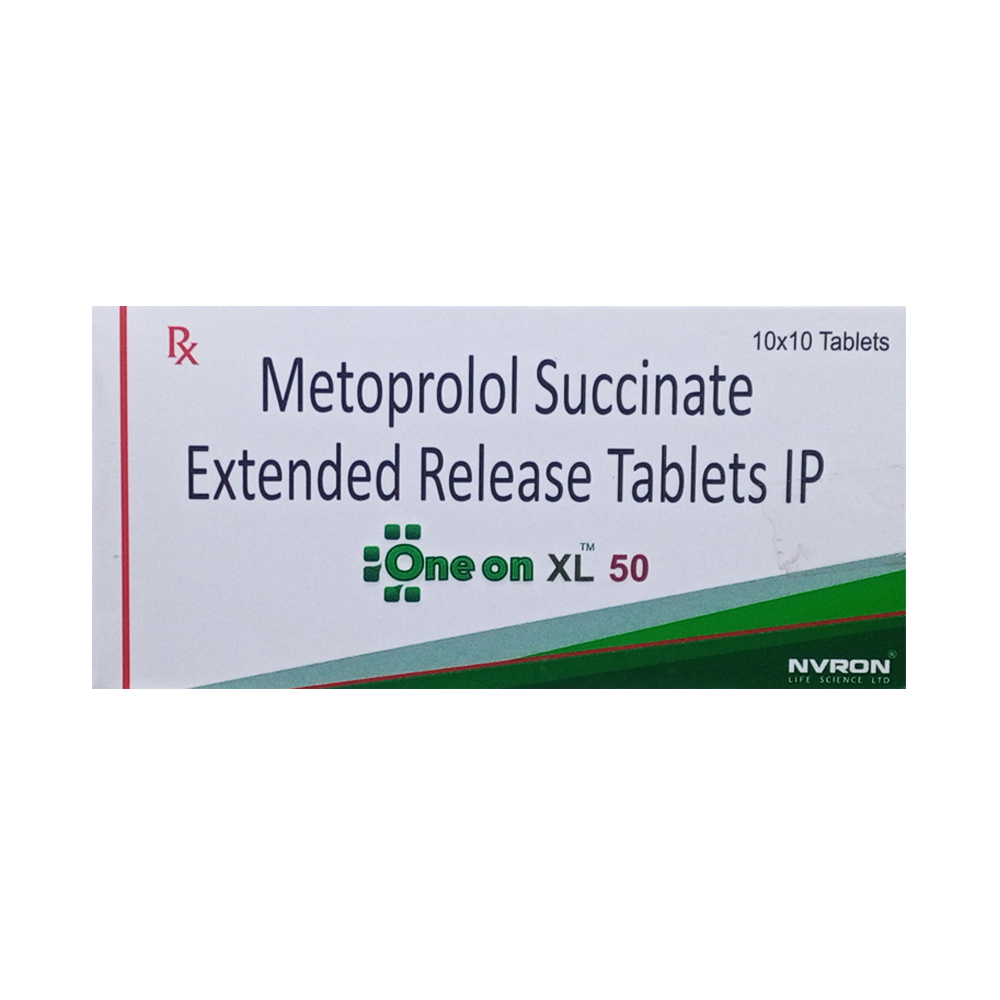 One On 50mg Xl Strip Of 10 Tablets