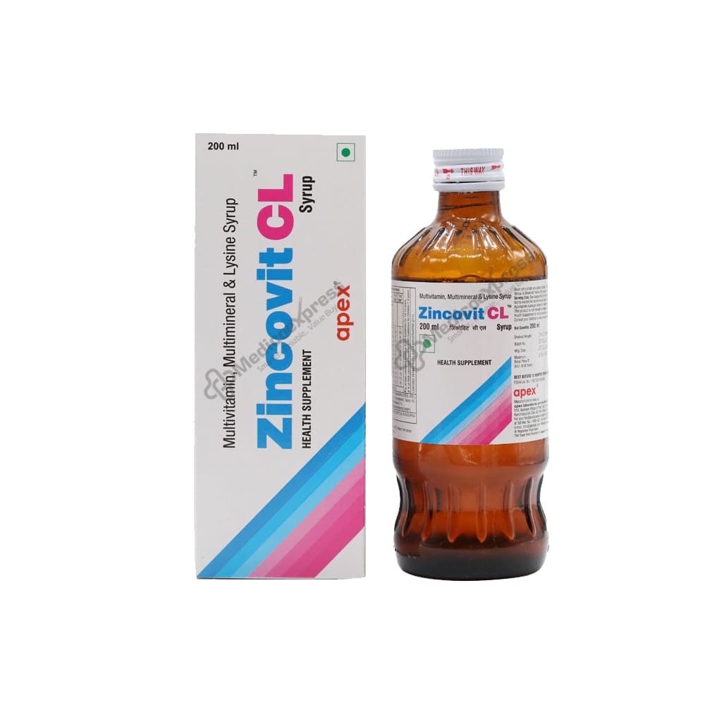 Zincovit Cl Syrup 200 ml